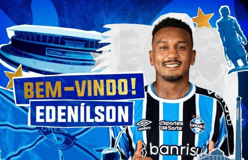 Grêmio anunciou, na tardinha de ontem, acordo para contratação de Edenílson 