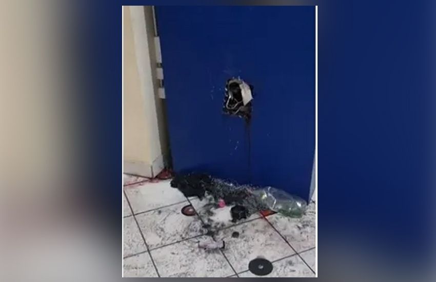 Criminosos invadem prefeitura e arrombam caixa eletrônico na Região Sul do RS 