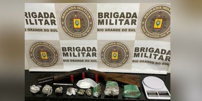 Brigada Militar prende jovem de 18 anos por tráfico de drogas em Camaquã