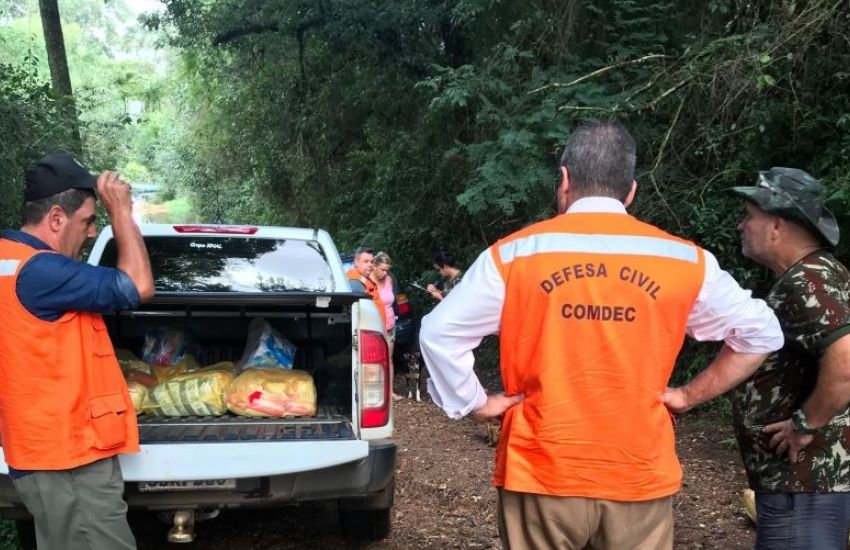 Prefeitura de Encruzilhada do Sul e Defesa Civil seguem com ações de auxílio às famílias afetadas pelas chuvas 