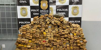 Polícia Civil apreende mais de meia tonelada de maconha em Osório 