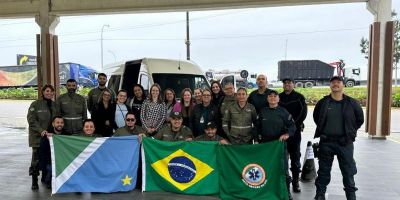 RS recebe equipe do Mato Grosso do Sul para auxiliar no resgate de animais