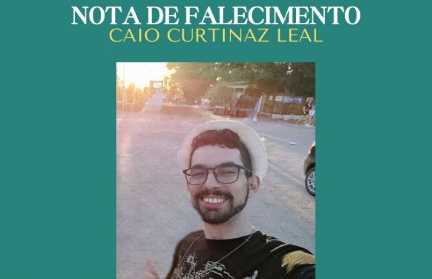 OBITUÁRIO: Nota de Falecimento de Caio Curtinaz Leal, de 30 anos 