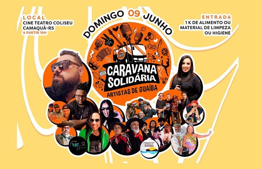 Artistas de Guaíba se apresentarão em evento beneficente no Cine Teatro Coliseu, em Camaquã 