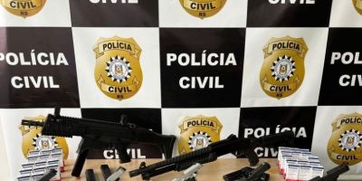 Polícia Civil apreende sete armas em Canoas