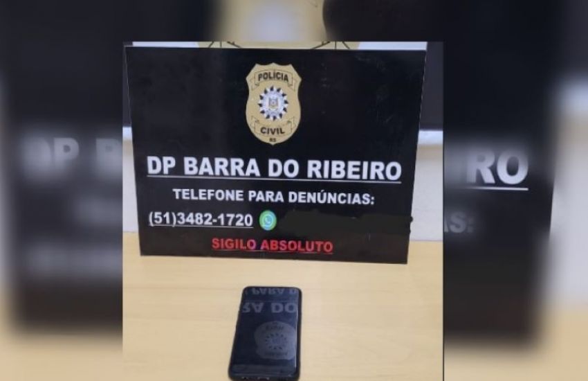 Celular da Prefeitura de Barra do Ribeiro é apreendido em São Leopoldo   