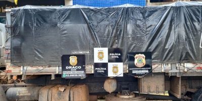 Polícia Civil e Polícia Federal apreendem 175 mil maços de cigarros contrabandeados no RS  