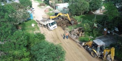 Prefeitura de Tapes realiza recuperação no bairro Santo Antônio   