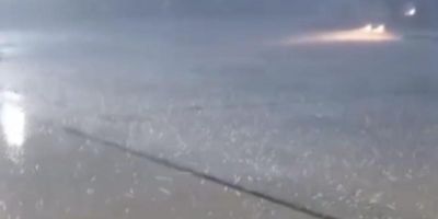 VÍDEO: chuva de granizo é registrada em Camaquã