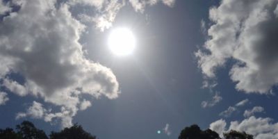 Quarta-feira deve ser de tempo ensolarado em Camaquã e Região