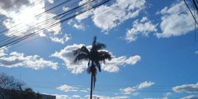 Com máxima de 22°C, sexta-feira (29) deve ter sol entre algumas nuvens em Camaquã