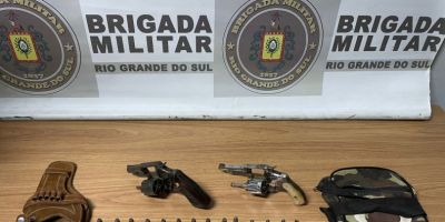 Jovem de 21 anos é preso por porte ilegal de arma de fogo em Sentinela do Sul