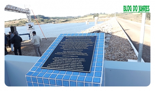 Inaugurada a Barragem Maria Ulguim em Camaquã (21jun2016)