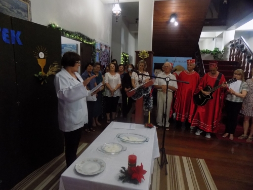 Cerimônia de “Opłatek” em Dom Feliciano (20dez17)
